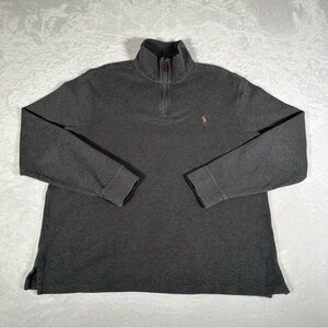 Polo Ralph Lauren Sweater Men Size L Long Sleeve Mock Neck Estate Rib Golf